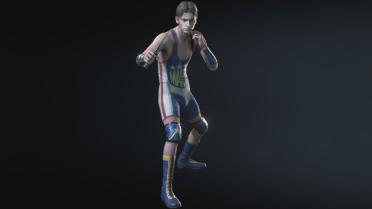 Martin Sandwich as Carlos2 (Wrestler Outfit)