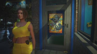 Jill Half Shirt and Shorts (Yellow)