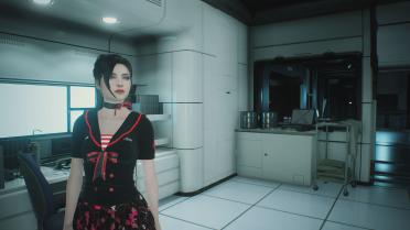 Ada & Claire Pink And Black Navy Girl