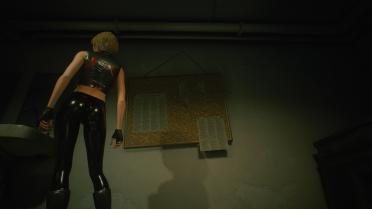 Jill with Latex Leggings