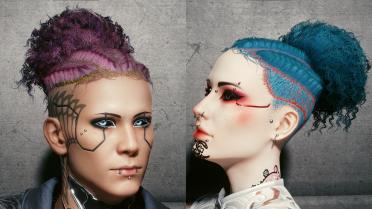 African Braid Bun - No Cap