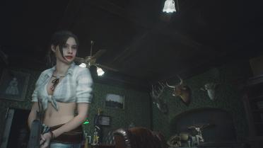 Ada & Claire White Western Cowboy