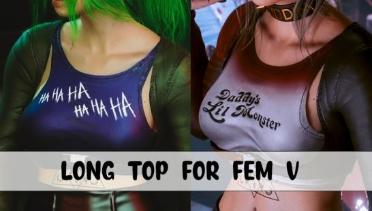 Fem V Long Top