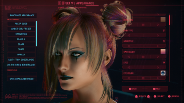 WWE Alexa Bliss Presets