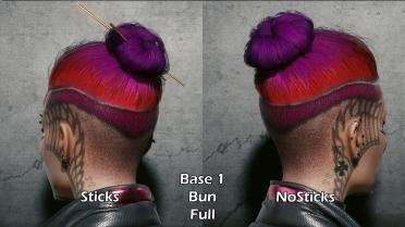 Ponytail and Bun - No Cap