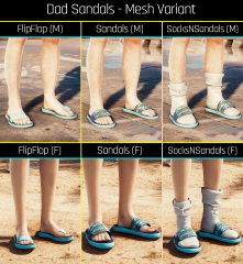Dad Sandals (Fem and Masc V)