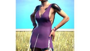 Shiny Mini Dress ArchiveXL