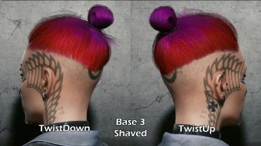 Ponytail and Bun - No Cap