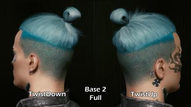 Ponytail and Bun - No Cap