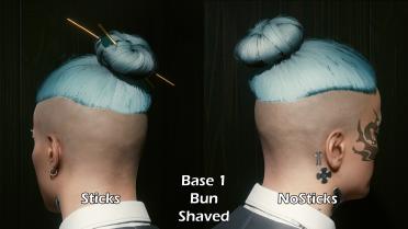 Ponytail and Bun - No Cap