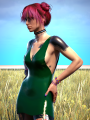 Shiny Mini Dress ArchiveXL