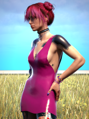 Shiny Mini Dress ArchiveXL