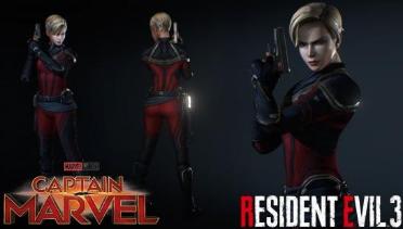 Jill as Captain Marvel