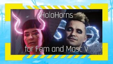 HoloHorns (Masc and Fem V)