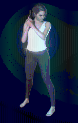 Jill Yoga Class - Pants Barefoot (Patch)