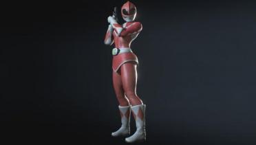 Power Ranger Jill (Red)