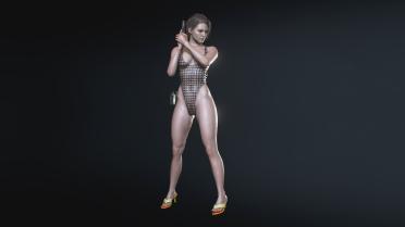 Lifeguard Jill - Fishnet Outfit (Patch)