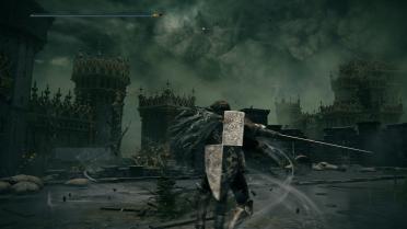 Banished Knight Hood With Hair