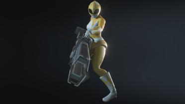 Power Ranger Jill (Yellow)
