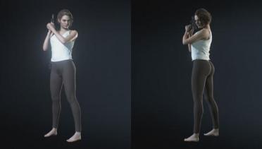 Jill Yoga Class - Pants Barefoot (Patch)