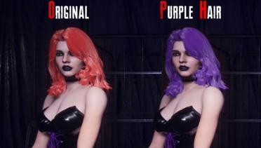 Jill Sexy Witch - Purple Hair (Patch)