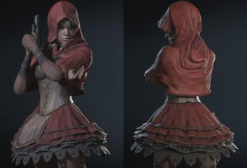 RE5 Sheva - Little Red Riding Hood Set