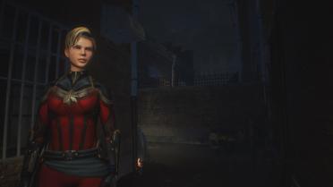 Jill as Captain Marvel