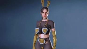 Claire Ada Latex Bunny - Golden Pantyhose (Patch)