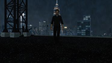 Rain over Night Time Weather