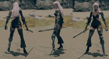 Gayle the Prosthetic Hunter - NieR Reincarnation