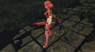 Xenoblade Pyra with Aegis