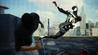 Cel-Shaded Black Advanced Symbiote Suit