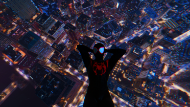 Miles Morales into the Spider-verse suit