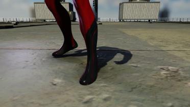 Black and Red Kaine Suit