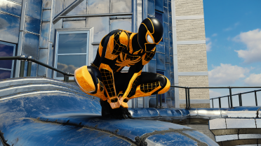 Symbiote Golden Style Armored Advanced Suit