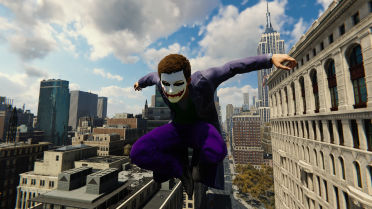 J for Joker. Spider-Joker