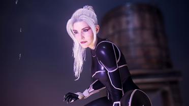 Black Cat Makeup Adjustment