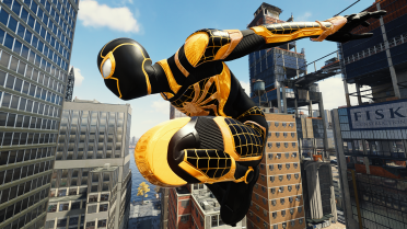 Symbiote Golden Style Armored Advanced Suit