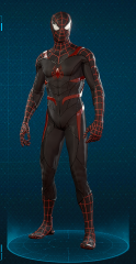Red or Black instead of Blue on Secret War Suit