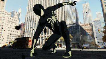 Cel-Shaded Black Advanced Symbiote Suit