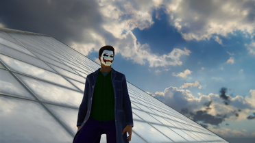 J for Joker. Spider-Joker