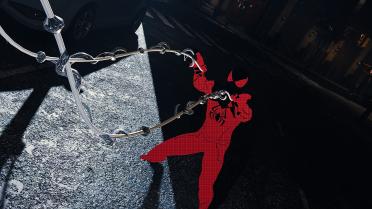 Comic-style Scarlet Spider