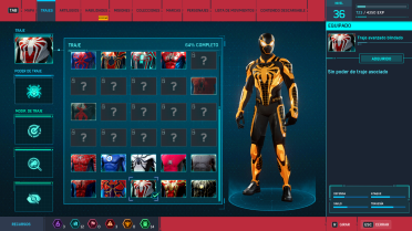 Symbiote Golden Style Armored Advanced Suit