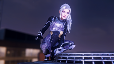 Black Cat Makeup Adjustment