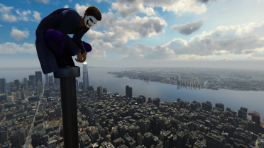 J for Joker. Spider-Joker