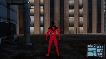 Comic-style Scarlet Spider