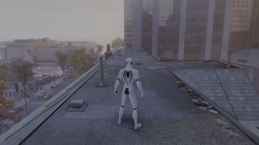 Black and White Anti-ock Suit