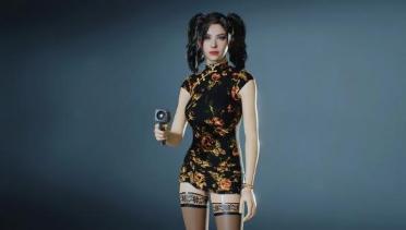 Ada & Claire Harley Quinn in Cheongsam