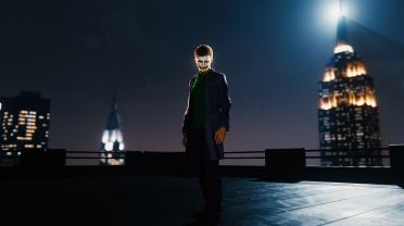 J for Joker. Spider-Joker