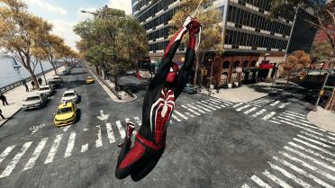 Dark Red and Black Advanced Suit